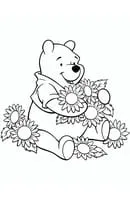 Winnie De Poeh kleurplaat 4